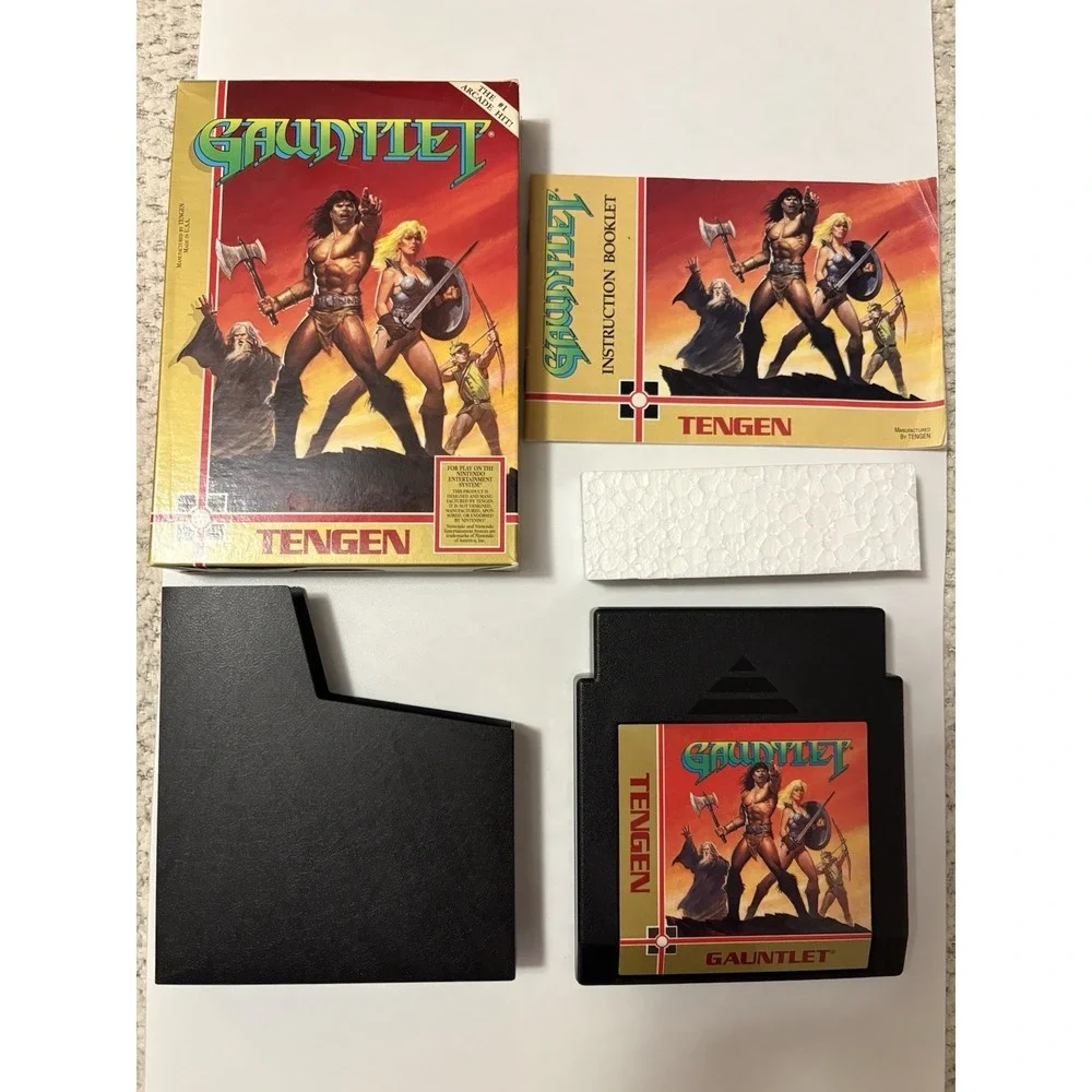 NES Gauntlet CIB Nintendo Tengen Complete
